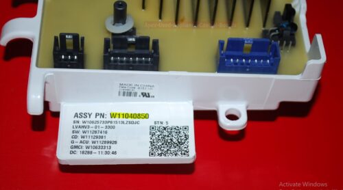 Part # W11040850 Whirlpool Washer Electronic Control Board (used)