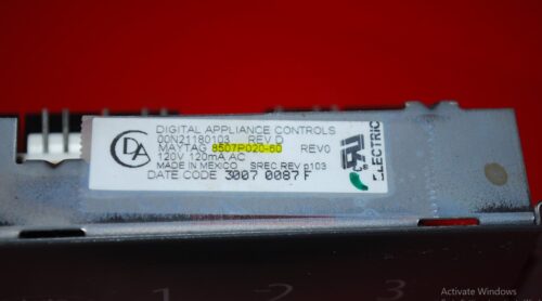 Part # 8507P020-60 Maytag Oven Electronic Control Board (used, overlay fair - Dark Gray)