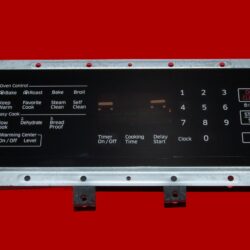 Part # DG34-00030A | DE92-03761B Samsung Oven Touchpad And Control Board (overlay fair - Black)