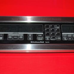Part # 4451791 | 8302681 | 8302346 - Kitchen Aid Oven Control Panel And Control Boards (used, Stainless Steel/Black)