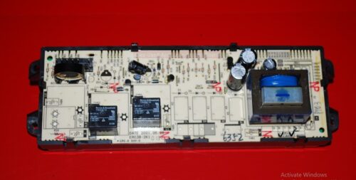 Part # 191D3159P103, WB27T10350 GE Oven Electronic Control Board (used, overlay fair - Bisque)
