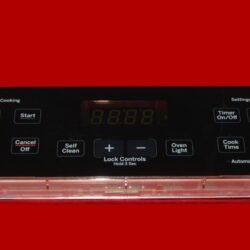 GE Oven Control Board 164D8450G173 WB27X29091 OEM Used Tested (overlay fair - Black)