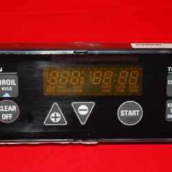 Part # 164D3261G001, WB27X10127 GE Oven Electronic Control Board (used, overlay fair - Black)