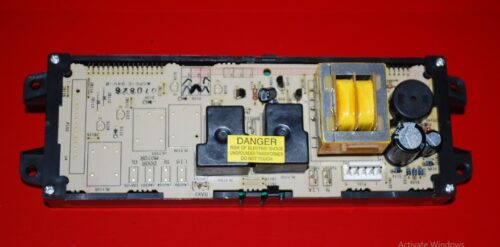 Part # 164D3261G001, WB27X10127 GE Oven Electronic Control Board (used, overlay fair - Black)