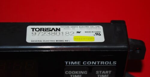 Part # 164D3261G001, WB27X10127 GE Oven Electronic Control Board (used, overlay fair - Black)