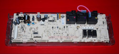 Part # 164D8496G040, WB27X25322 GE Oven Electronic Control Board (used, overlay good - Bisque)