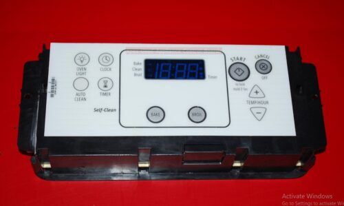 Part # W10108220 Whirlpool Oven Electronic Control Board (used, overlay fair - White)