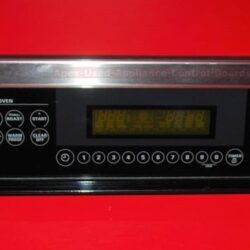 Part # WB36T10882, WB27T10607, 164D4779P022 GE Oven Touch Panel And Control Board (used, overlay good - Stainless Steel/Black)