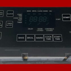 Part # W10833989 | Amana Oven Control Board (overlay good - Black)