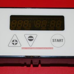 Part # 164D3260P003, WB27K10008 GE Oven Electronic Control Board (used, overlay good - Almond)