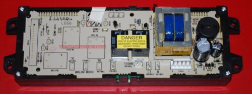 Part # 164D3260P003, WB27K10008 GE Oven Electronic Control Board (used, overlay good - Almond)
