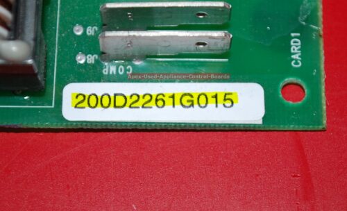Part # 200D2261G015 GE Refrigerator Electronic Control Board (used)