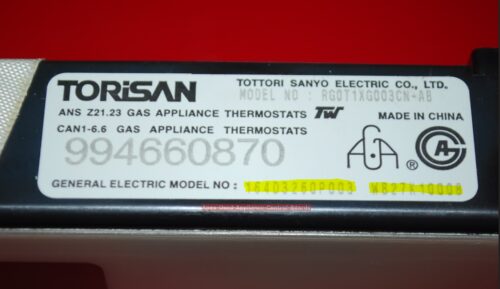 Part # 164D3260P003, WB27K10008 GE Oven Electronic Control Board (used, overlay good - Almond)