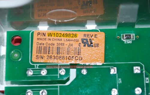 Part # W10249826 Whirlpool Dryer Electronic Control Board (used)