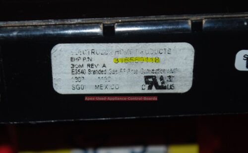 Part # 316560118 Frigidaire Oven Electronic Control Board (used, overlay fair - Black)