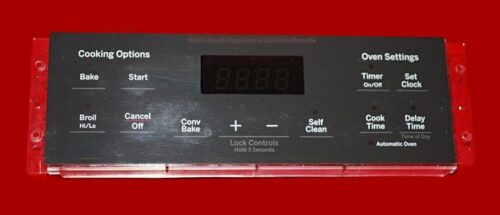 Part # WB27X29093 | 164D8450G178 | GE Oven Control Board (overlay fair - Dark Gray)
