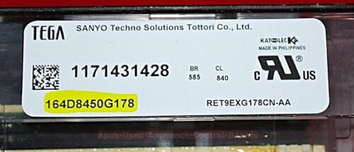 Part # WB27X29093 | 164D8450G178 | GE Oven Control Board (overlay fair - Dark Gray)