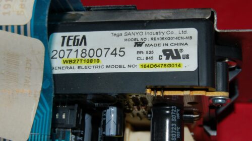 Part # WB27T10810 | 164D6476G014 | GE Oven Control Board (overlay Fair - Gray)