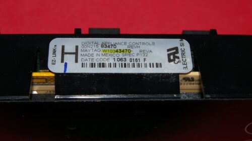 Maytag Oven Control Board W10343470 | OEM Used Tested (overlay good - Black)