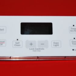 Part # 164D8450G032 | WB18X20153 GE Oven Control Board (used, overlay good - White)