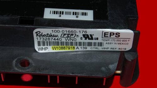 Part # W11122551 | W10887916 | Whirlpool Oven Control Board (overlay fair - Black)