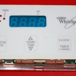 Part # 98007079, 6610258 Whirlpool Oven Electronic Control Board (used, overlay fair - White)