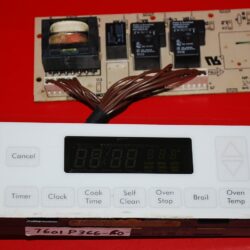 Part # 7601P366-60 Maytag Oven Electronic Control Board (used, overlay poor - White)