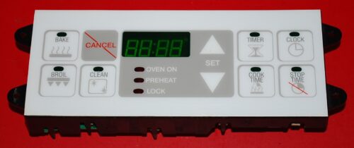 Part # 7601P693-60, WP12001627 Maytag Oven Electronic Control Board (used, overlay fair - White)