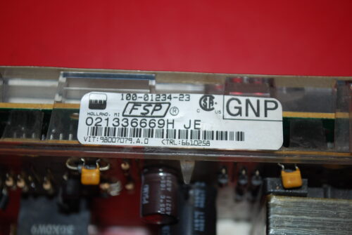 Part # 98007079, 6610258 Whirlpool Oven Electronic Control Board (used, overlay fair - White)