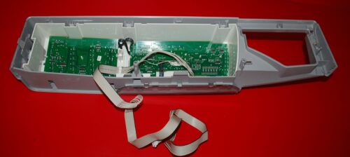 Part # 8183043, 8182717 Whirlpool Washer Control Panel And Board (used, overlay good - Gray)
