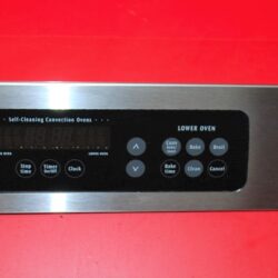 Part # 318192801, 318030214, 318010501 Frigidaire Oven Control Panel And Control Board (used, overlay good - Stainless Steel/Black)