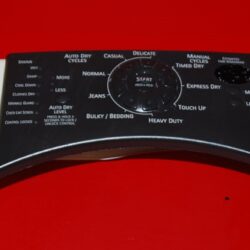 Part # 280086 | 8559430 Kenmore Dryer User Interface Panel And Control Board (used, overlay fair - Bisque)