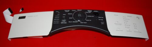 Part # 280086, 8558757 Kenmore Dryer User Interface Panel And Control Board (used, overlay fair - Bisque/ Black)
