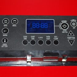 Part # W10173527 Whirlpool Gas Oven Electronic Control Board (used, overlay good, Black)