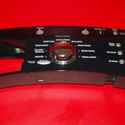 Part # WH42X10825, WH12X10457 GE Front Load Washer Control Panel And User Interface Board (used, overlay fair - Black)