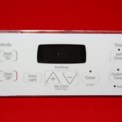Part # WB27T11349, 164D8450G026 GE Oven Electronic Control Board (used, overlay fair - Bisque)