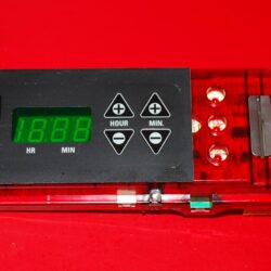 Part # WB11K0064, 183D5586P003 GE Oven Electronic Control Board (used, overlay very good - Black/Red)