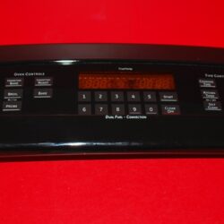 Part # WB36K10703, WB27K10258, 164D4105P054, WB27K10123 GE Oven Control Panel And Control Board (used, overlay good - Black )