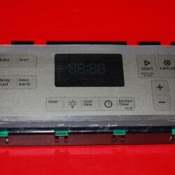 Part # W10348715 Whirlpool Oven Electronic Control Board (used, overlay fair - Gray)