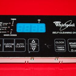 Part # 8522498, 6610319 Whirlpool Oven Electronic Control Board (used, overlay fair - Black)