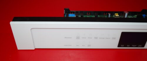 Part # W10566023, W10518560 Whirlpool Oven Touch Panel And Control Board (used, overlay good - White)