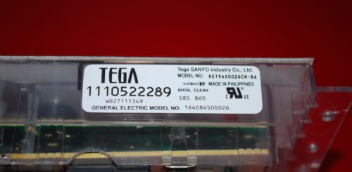 Part # WB27T11349, 164D8450G026 GE Oven Electronic Control Board (used, overlay fair - Bisque)