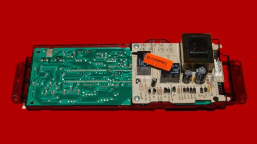 GE Gas Oven Control Board WB11K0065 | 183D5586P004 | OEM Used Tested (overlay good - White)