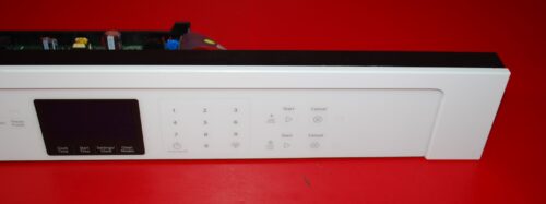 Part # W10566023, W10518560 Whirlpool Oven Touch Panel And Control Board (used, overlay good - White)