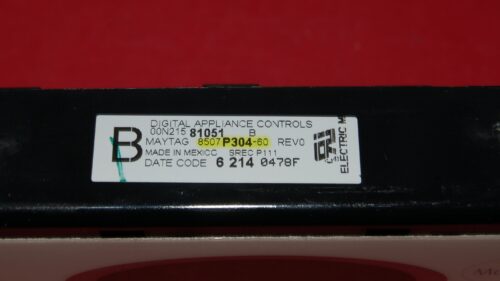 Maytag Oven Control Board – Part Number 8507P304-6 | 5701M760-60 – Pre-Owned/Used Tested