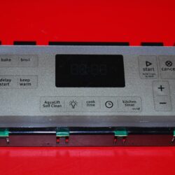 Part # W10586729 Maytag Oven Electronic Control Board (used, overlay fair - Bronze)