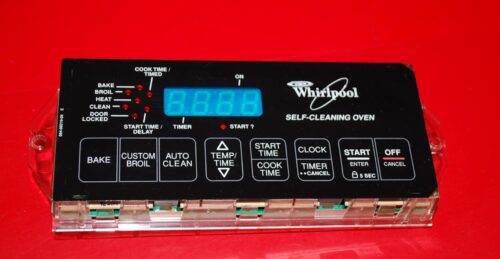 Part # 8522510, 6610322 Whirlpool Oven Electronic Control Board (used, overlay fair - Black)