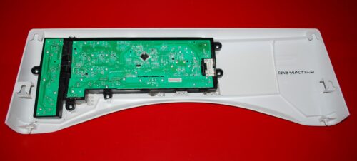 Part # WE19M1579, WE4M469 GE Dryer Panel And User Interface Board (used, overlay good - White)