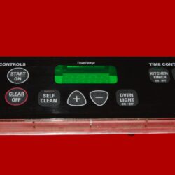 GE Gas Oven Control Board WB27K10090 | 183D8192P001 | OEM Used Tested (used, overlay fair - Black)