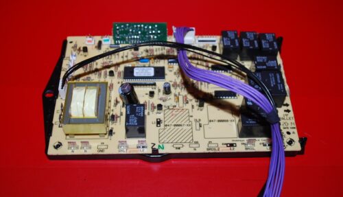 Part # 8507P008-60, 5765M311-60 Jenn-Air Oven Control Panel And Board (used, overlay good - Black)